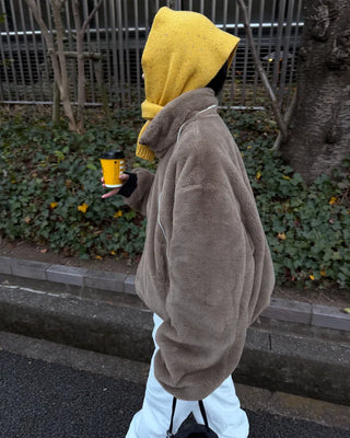 Reversible fur jacket