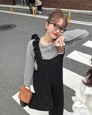 Frill Sleeveless Jumpsuit