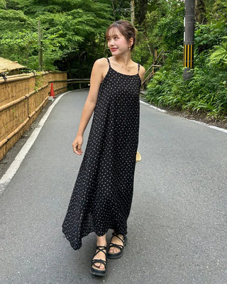Flower Camisole Long Dress