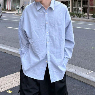 (Unisex) Oversized Cotton Shirt