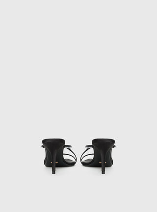 Billini Effy Heels Black Satin Diamante