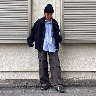 Basic color knit hat