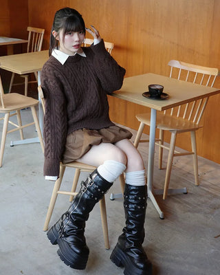Oversized Cable Knit