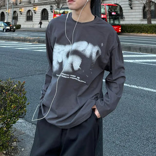 (Unisex) Printed Long-Sleeve T-Shirt