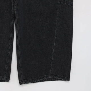 Balloon denim pants