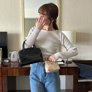 Slim Ribbed Top