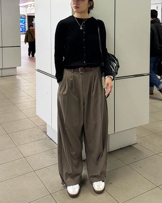 (Unisex) Pintuck Balloon Slacks
