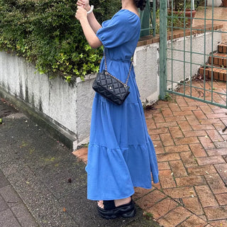 Tiered long dress
