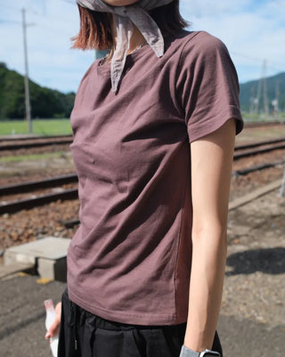 Boat neck T-shirt