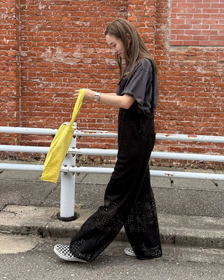Square perforated overalls
