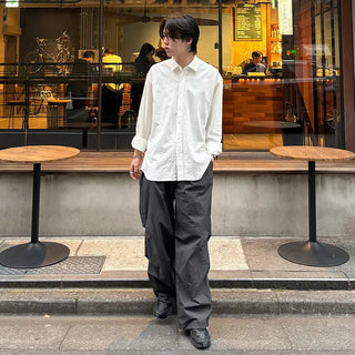 (Unisex) Wide Fit Pintuck Pants