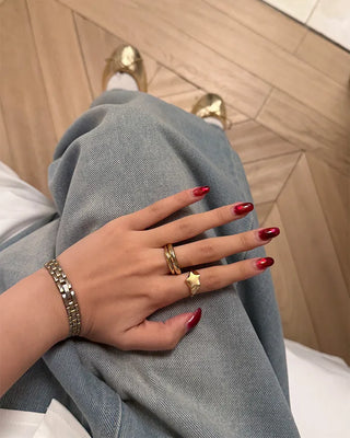 Double line ring
