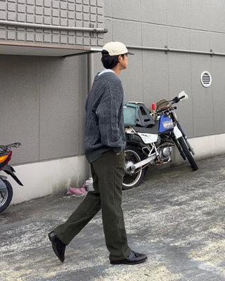 Corduroy fleece slacks