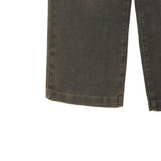 Washed Loose Fit Long Denim Pants