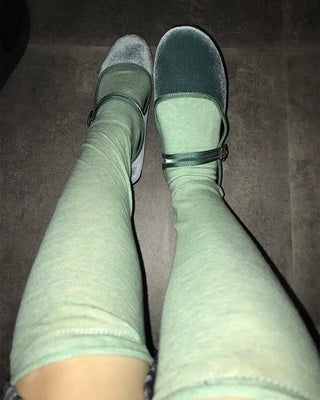 See-through color socks