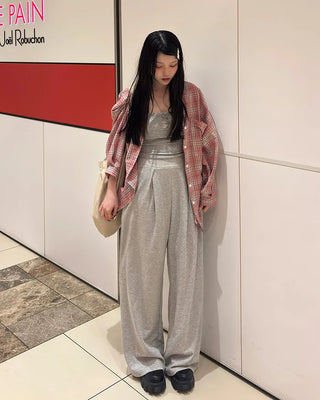 Slit Wide Fit Sweatpants