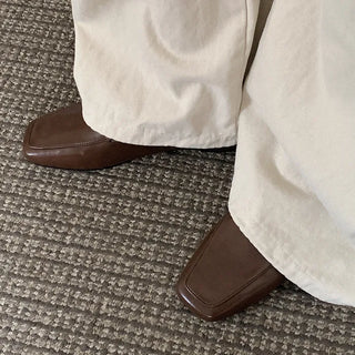 Classic leather loafers