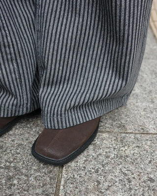 Square mule loafers