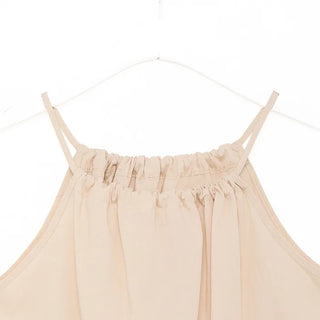 String Shirring Sleeveless Blouse