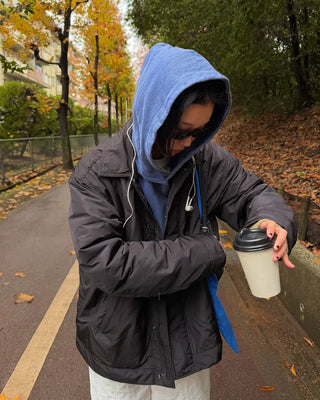 Simple Color Padded Jacket
