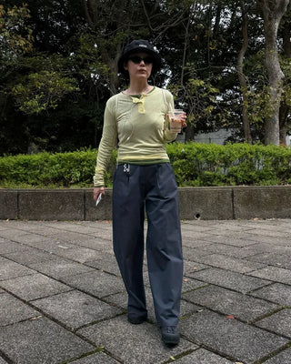 Pintuck Cotton Pants
