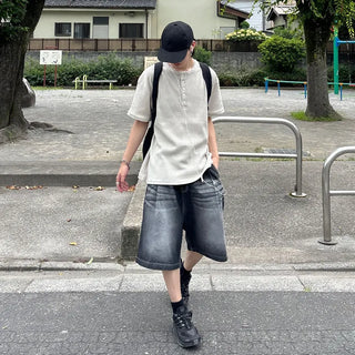 Multi-pocket string backpack