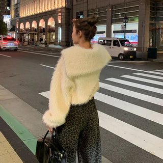 Fur zip jacket