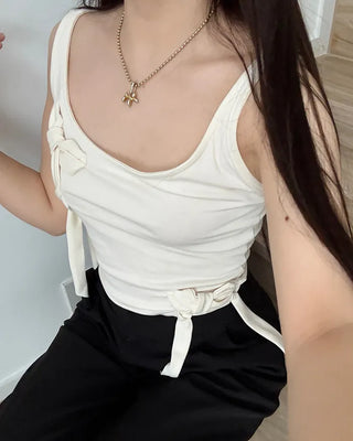 Ribbon Sleeveless