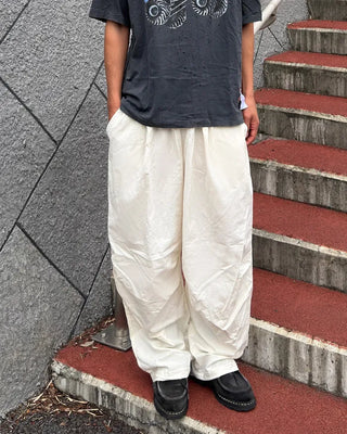 Linen balloon pants