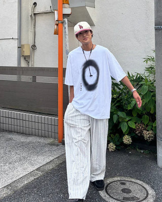 Striped Banding Pants