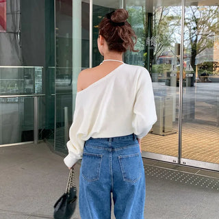 Asymmetrical Strap Knit