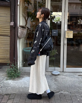 Bustier knit long dress