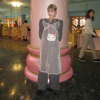 See-through layered dress