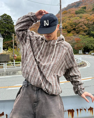 Checkered Anorak Parka