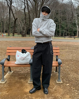 Balloon Fit Wide Pants