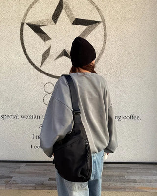 Pigmented Cropped Sweatshirt