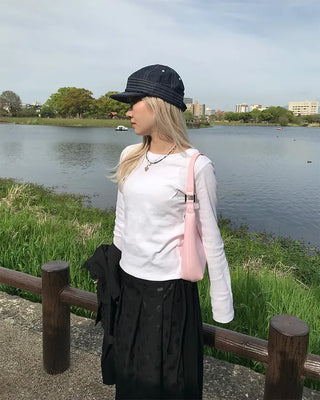 Denim Stitch Camp Cap