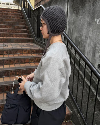 Striped knit hat