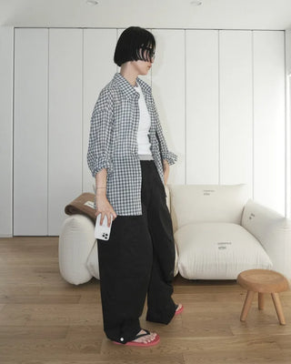 Basic check shirt