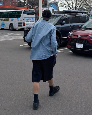 Mini check shirt