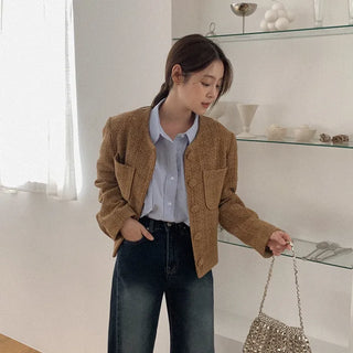 Tweed wool jacket