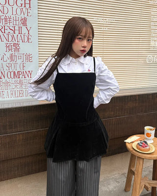 Ribbon Sleeveless Bustier