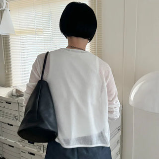 Linen blend cardigan