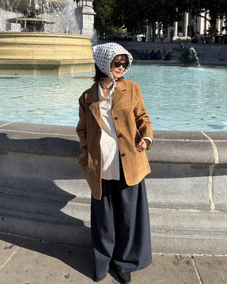 Schian Oversized Suede Jacket