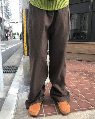Suede square loafers