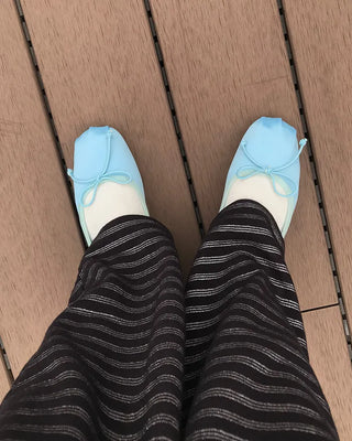 Ribbon flat shoes