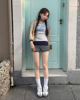 Slim Lettering T-Shirt