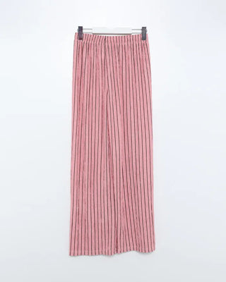 Striped String Point Elastic Waist Pants