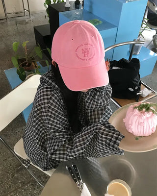 Drawstring hem check windbreaker