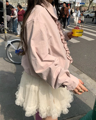 Front frill jacket